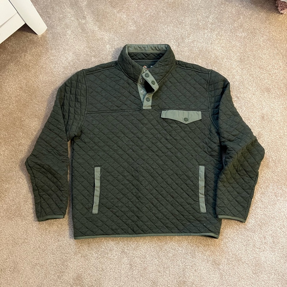 Women’s green quarter zip
